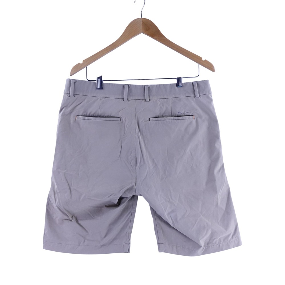 KJUS Men Iver Shorts 10 Inch Golf Khaki Tan Size 36 MG20-J08 Stretch Performance - Picture 2 of 7